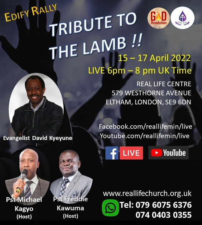 Evangelist David Kyeyune ministering at Easter event