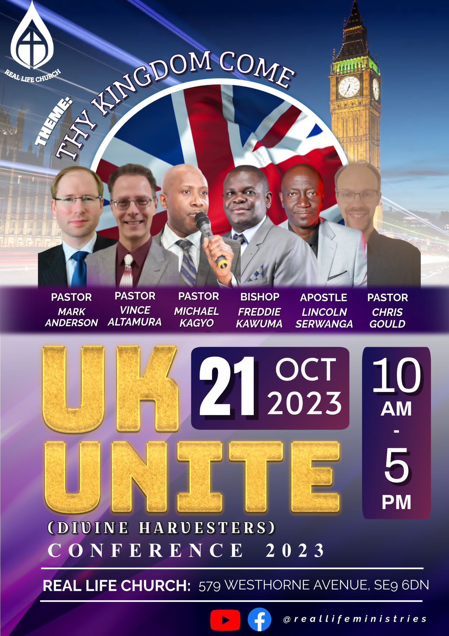 UK Unite Annual Conference | Real Life Church | 21 Oct 2023